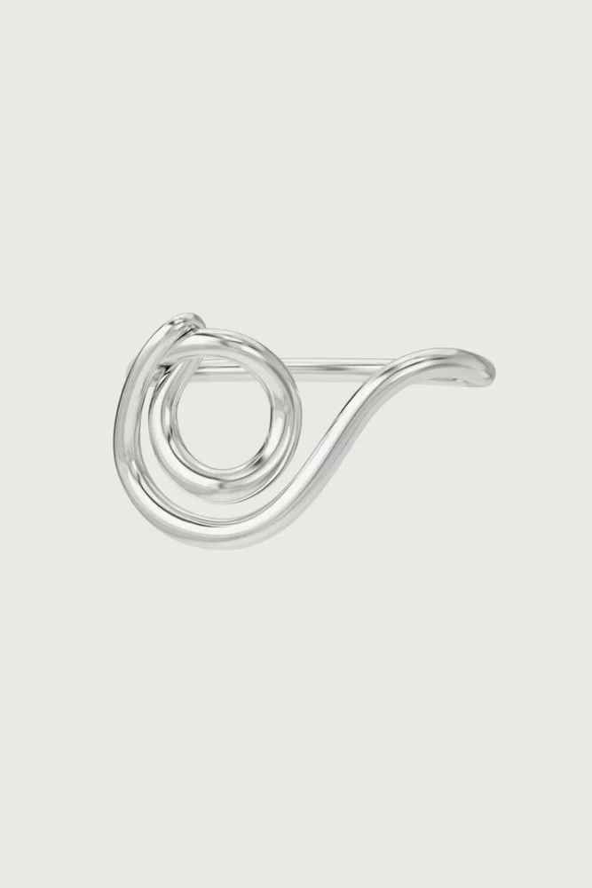 Double Lasso Ring Silver