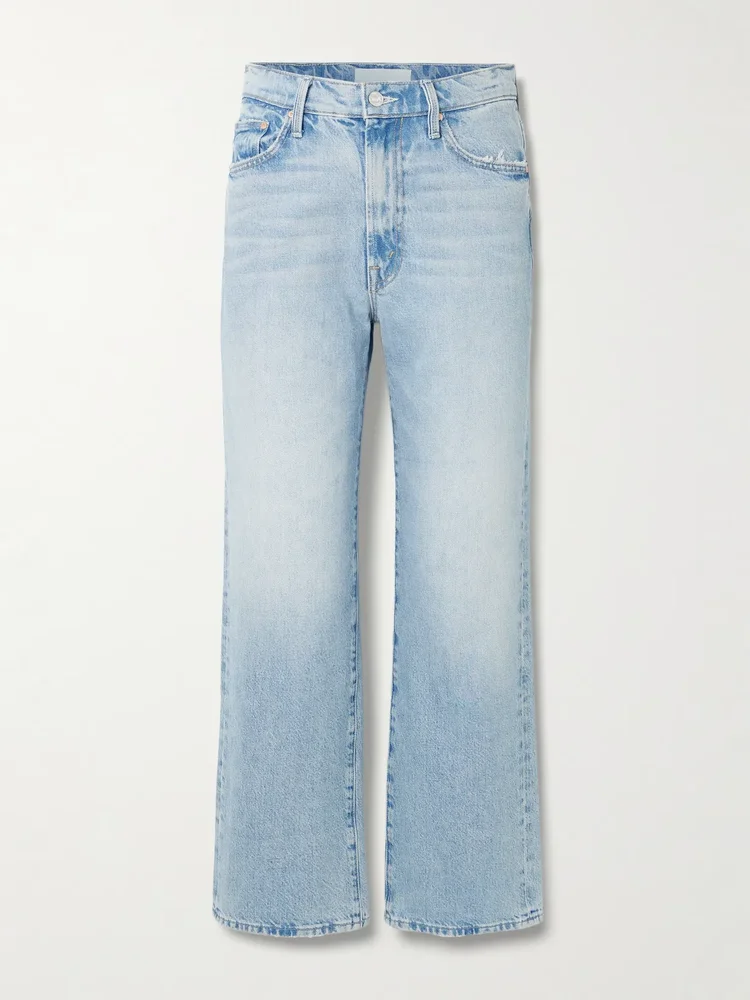 The Rambler Zip Flood High Rise Straight Leg Jeans