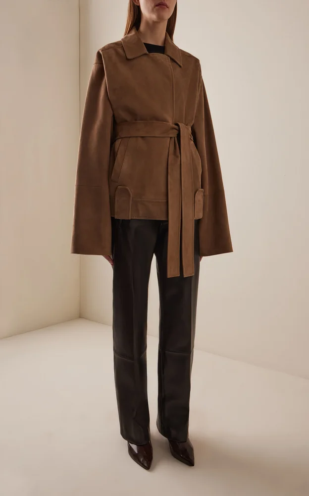Alder Belted Suede Jacket
