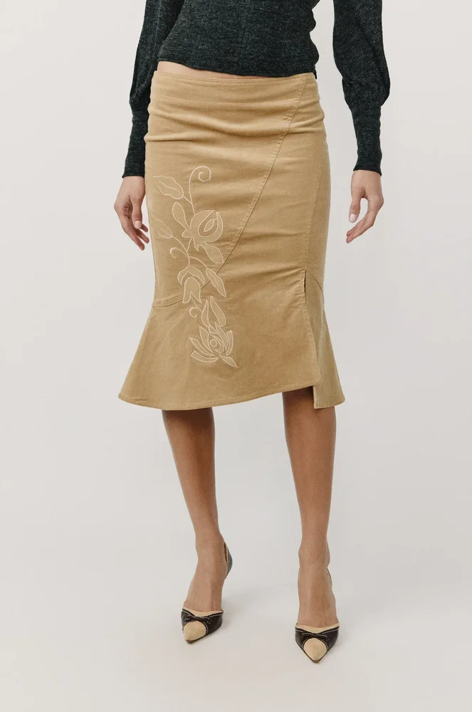 Naomi Skirt | Tan