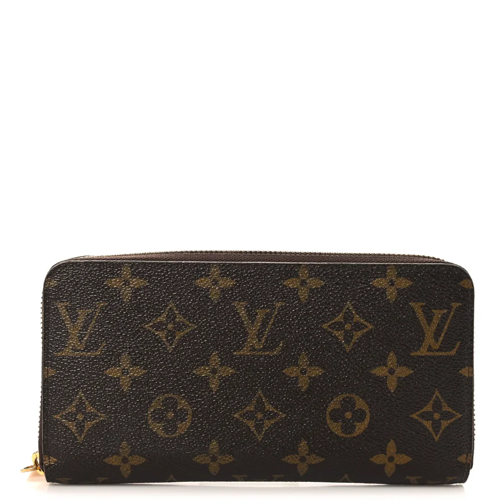 Pre-Owned Monogram Zippy Wallet Rose Ballerine