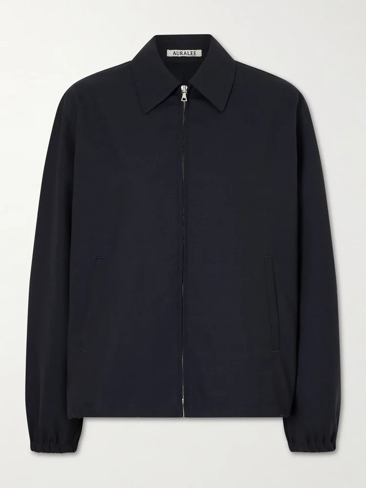Wool and mohair-blend jacket