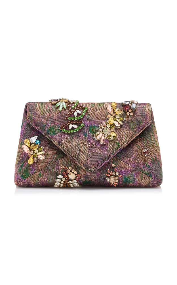 Envelope Embellished clutch