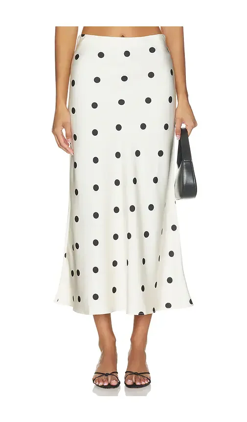 Pheobe Satin Midi Skirt