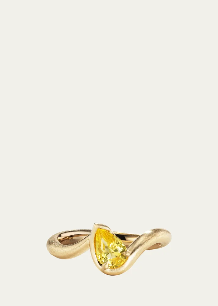 BB Thelma Pinky Yellow Sapphire Ring