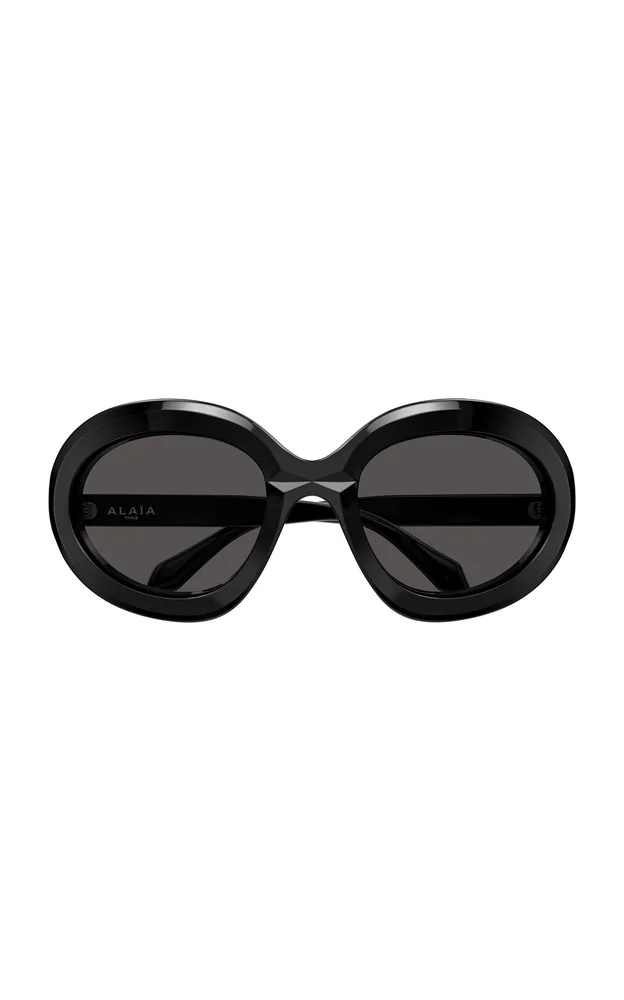 Butterfly-Frame Acetate Sunglasses