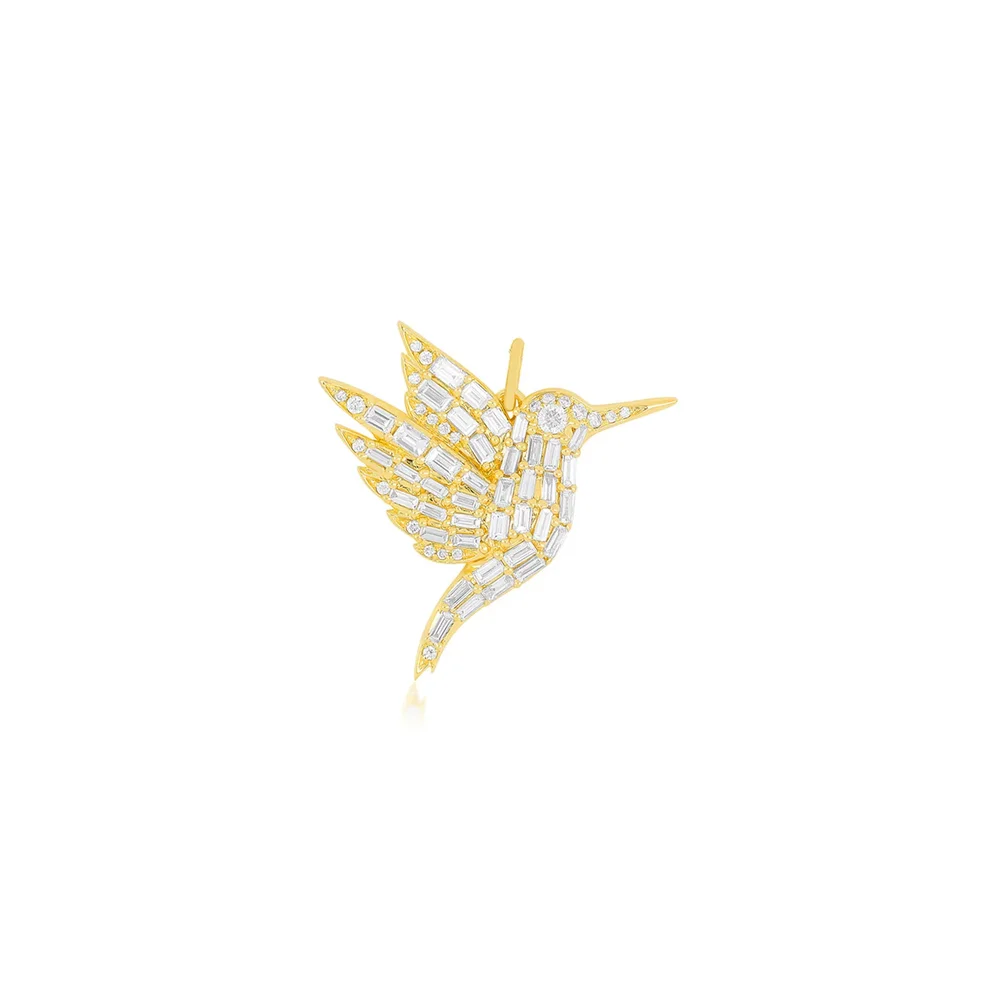 14k Gold Small Southwestern Initial Charm 1.8 Rolo Chain For Charm C