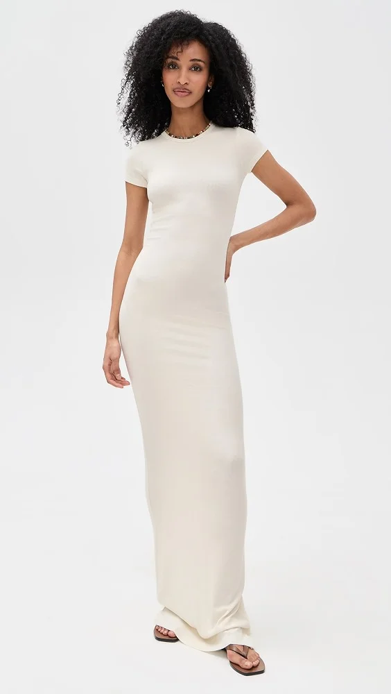 Cap Sleeve Maxi Dress