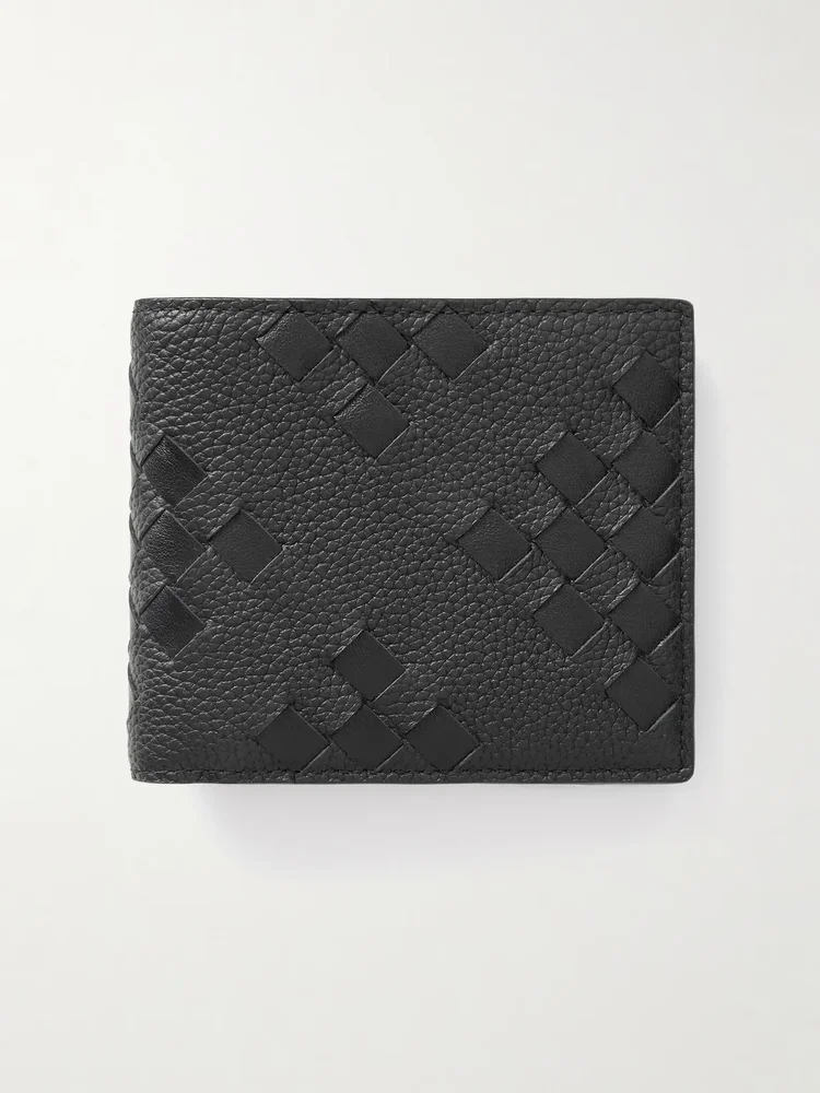 Diamonds Dover Intrecciato Leather Billfold Wallet