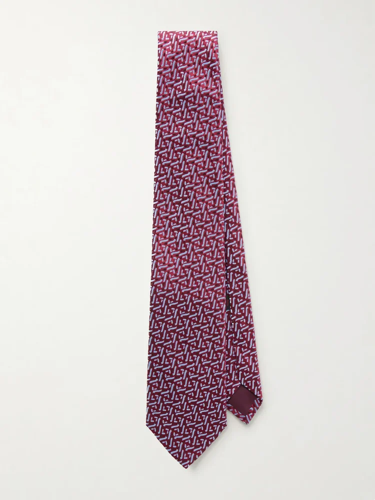 8.5cm Silk-Jacquard Tie
