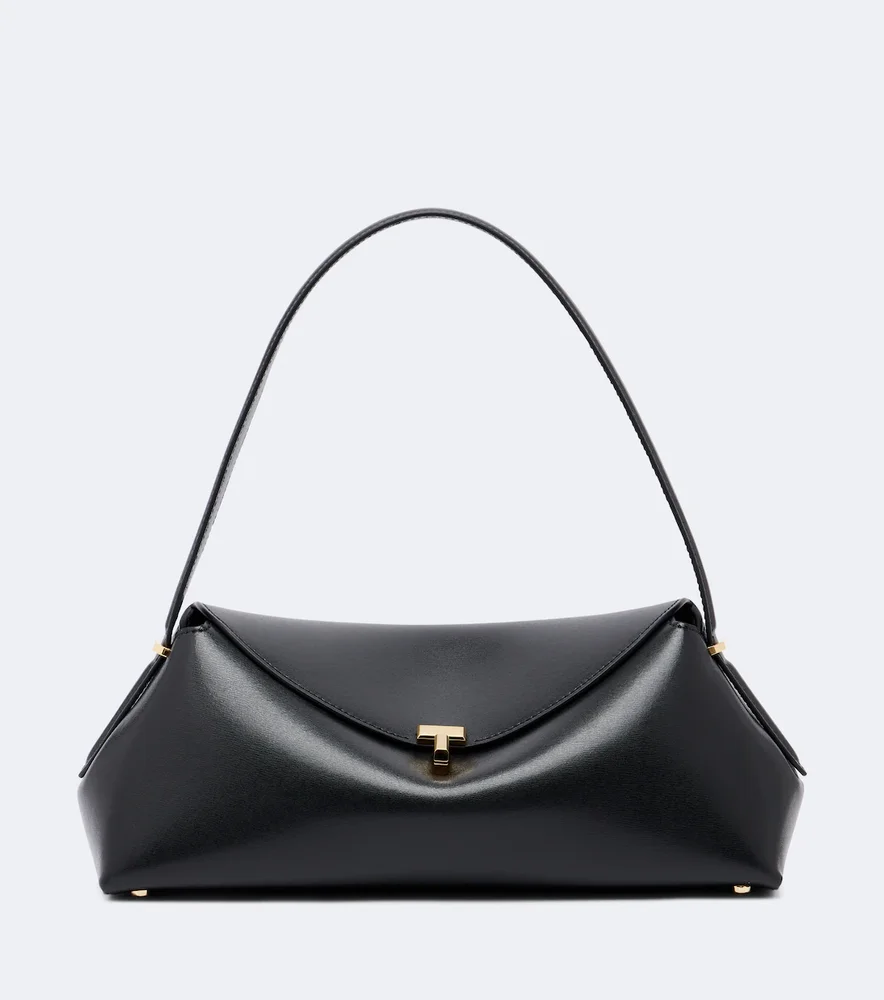 T-Lock Small leather shoulder bag