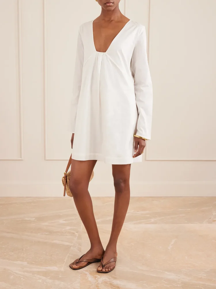 Vivi paneled cotton dress