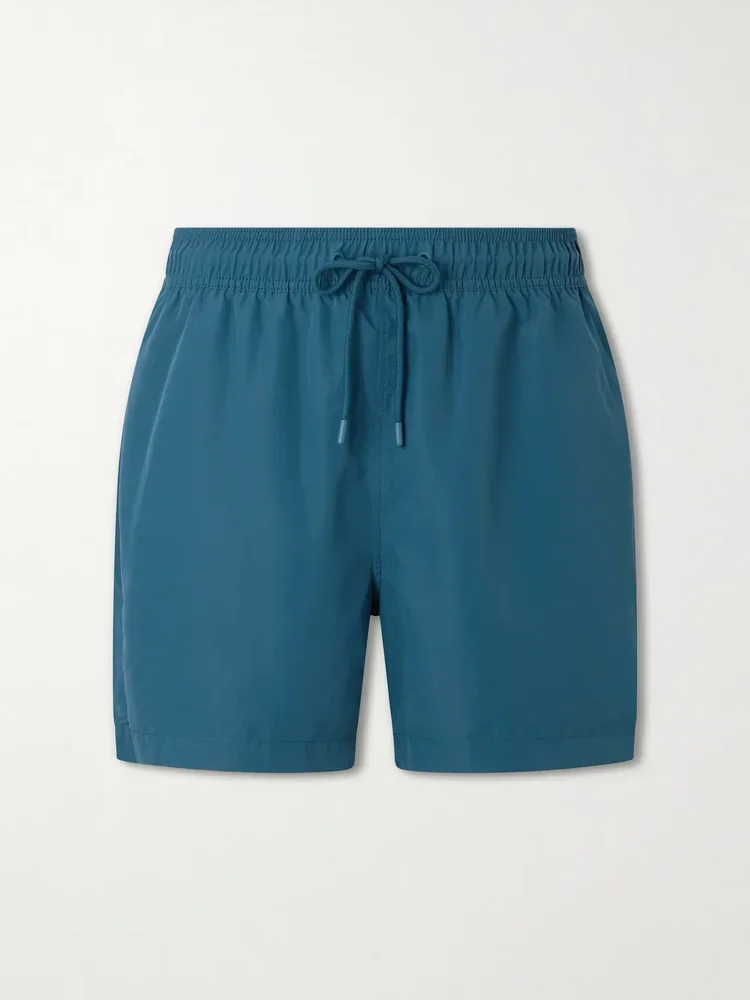 Charles Straight-Leg Mid-Length Printed Swim Shorts