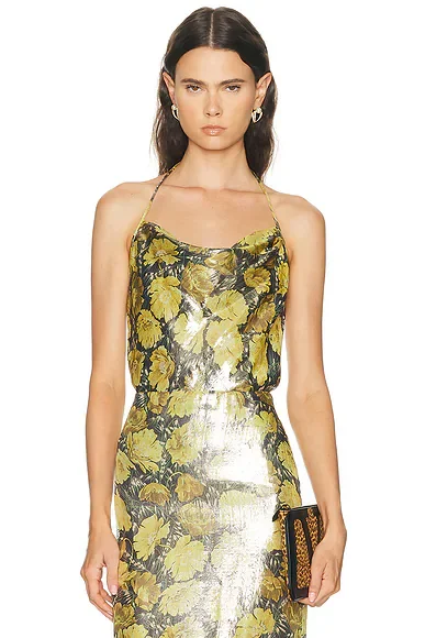 Lurex Apres L'Hiver Poppies Top