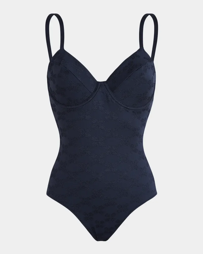 Monogram One-Piece Swimsuit