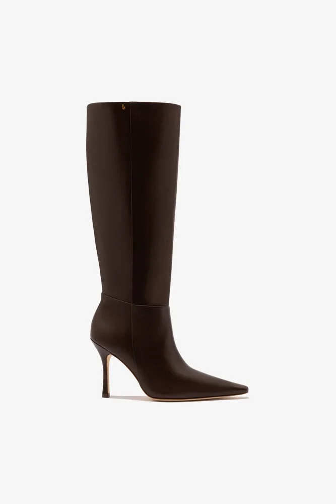 Carine Boot in Brown Leather