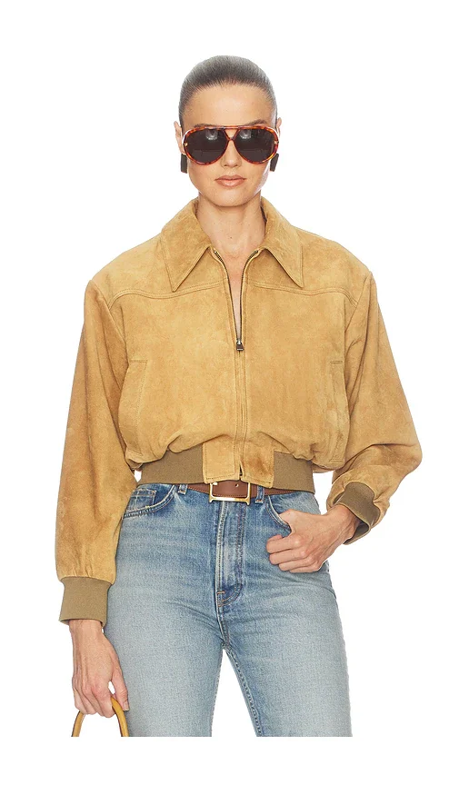 The Suede Zip Bomber