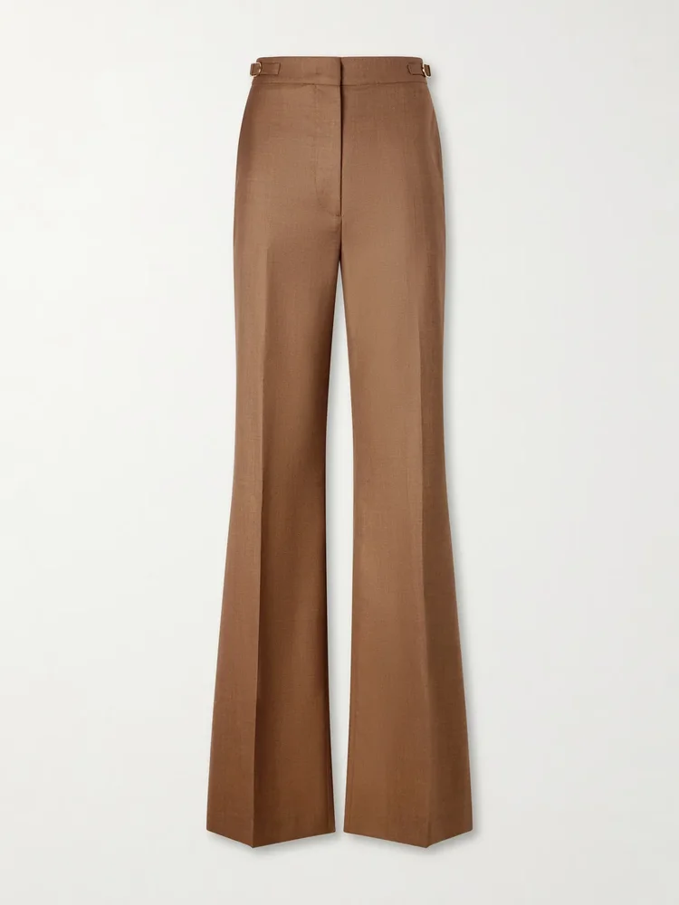 Vesta wool straight-leg pants