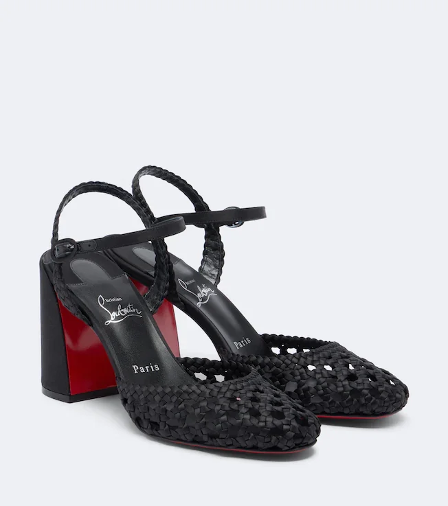 Jane crêpe satin pumps