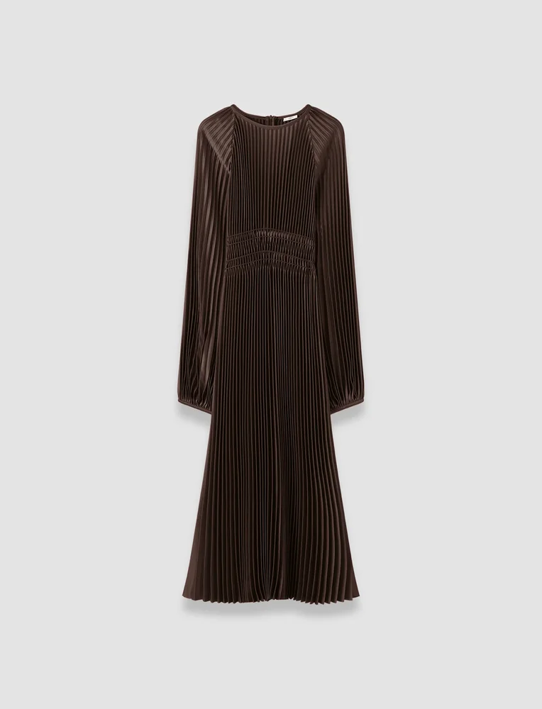 Ortiz Pleated Woven Dress