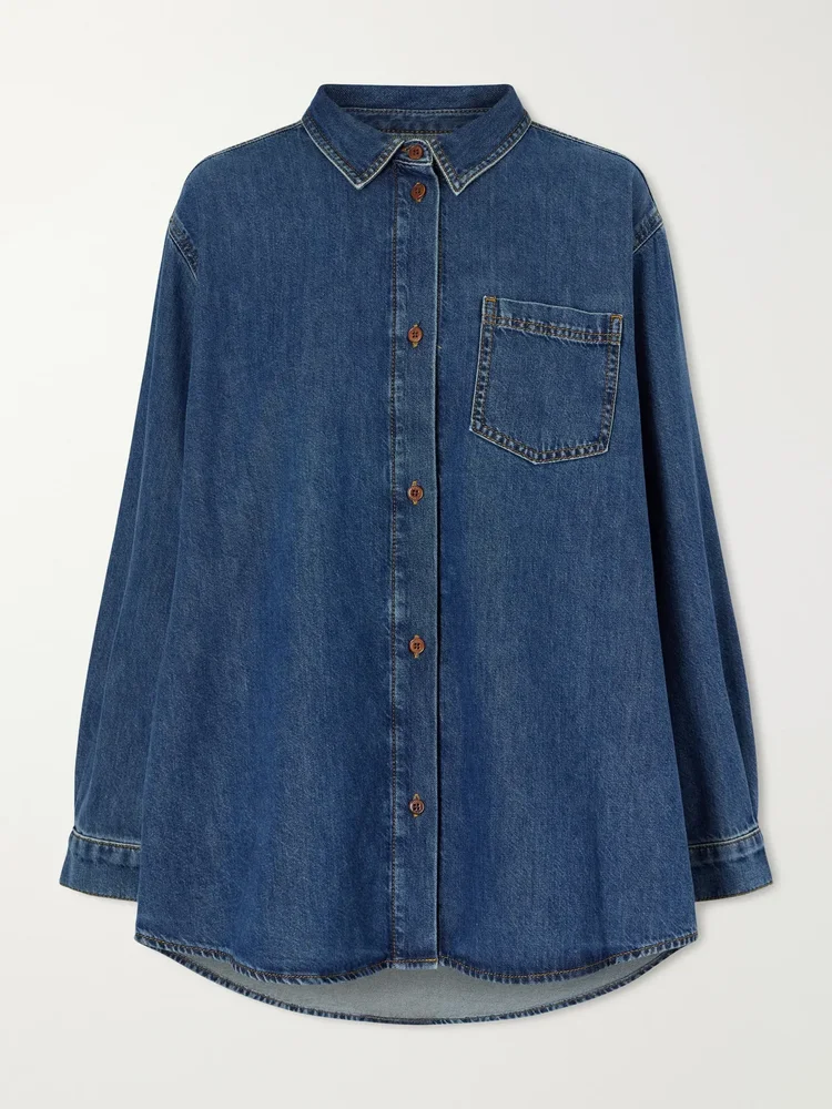 Edgar organic denim shirt