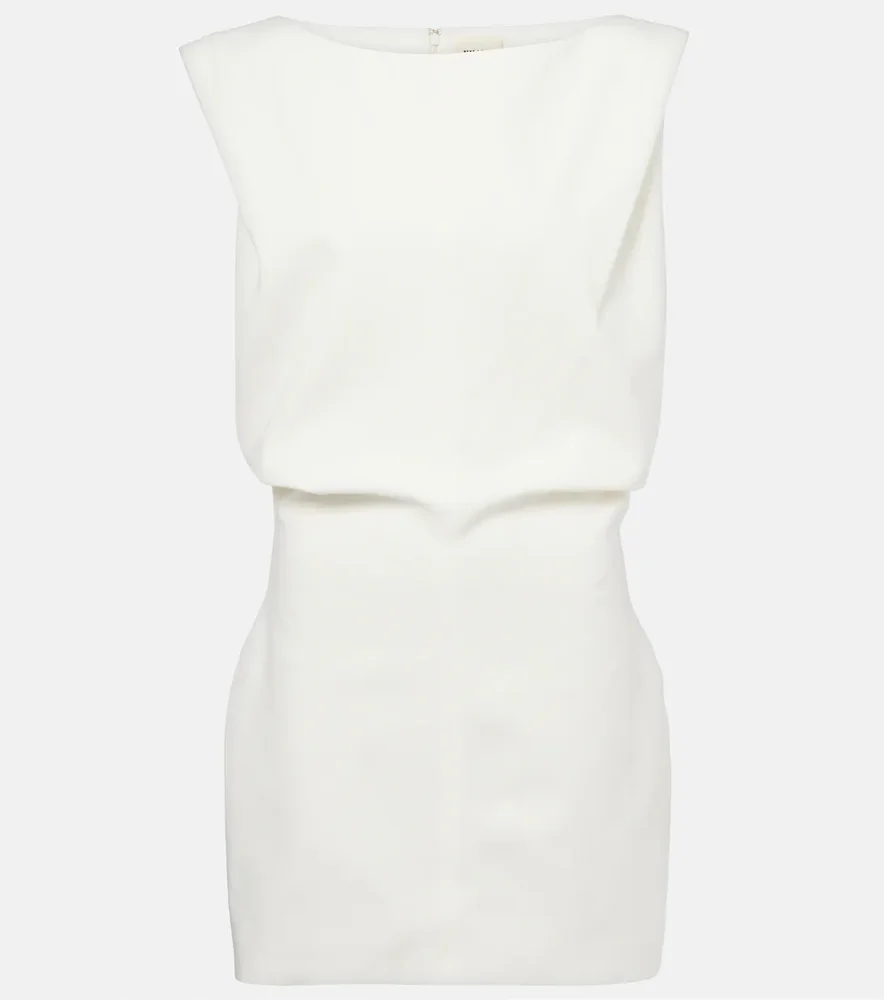 Toma cotton canvas minidress