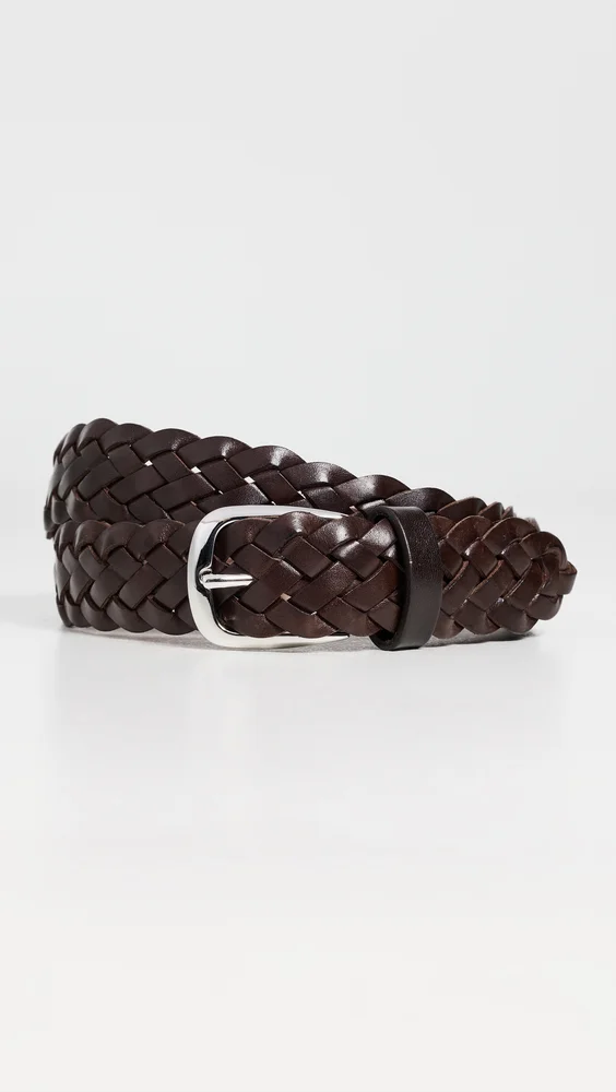 Leather Woven Belt