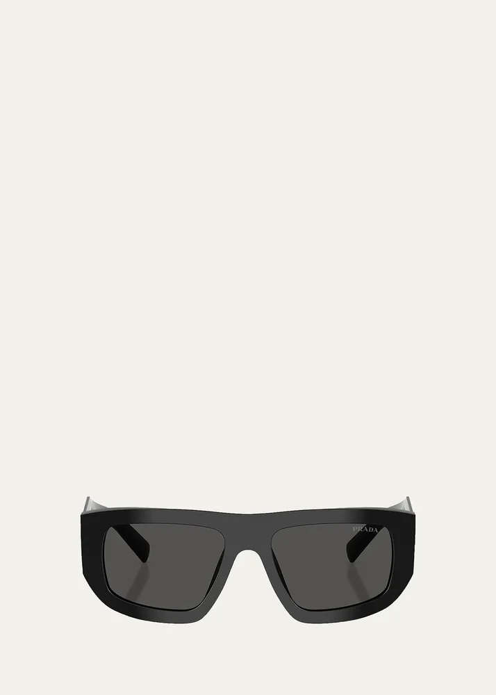PR D04SU 53MM Geometric Sunglasses