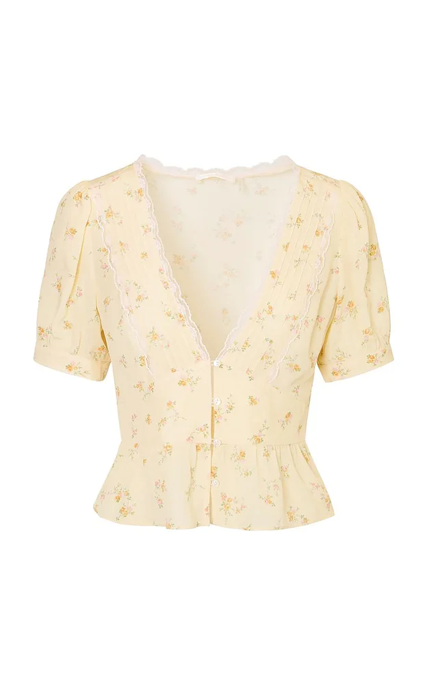 Bondy Lace Crepe Top