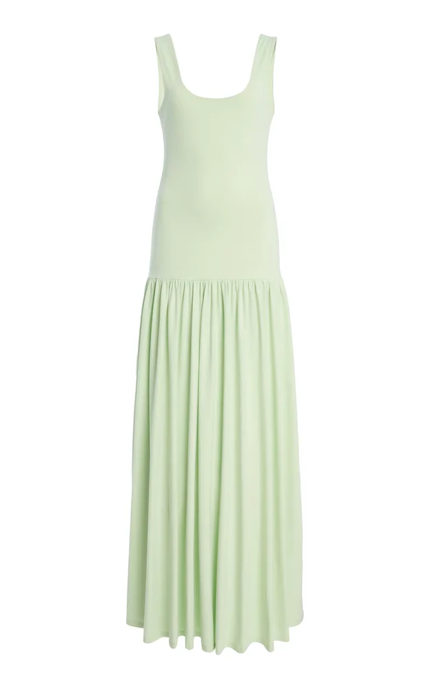 Marcielle Cotton-Blend Maxi Dress