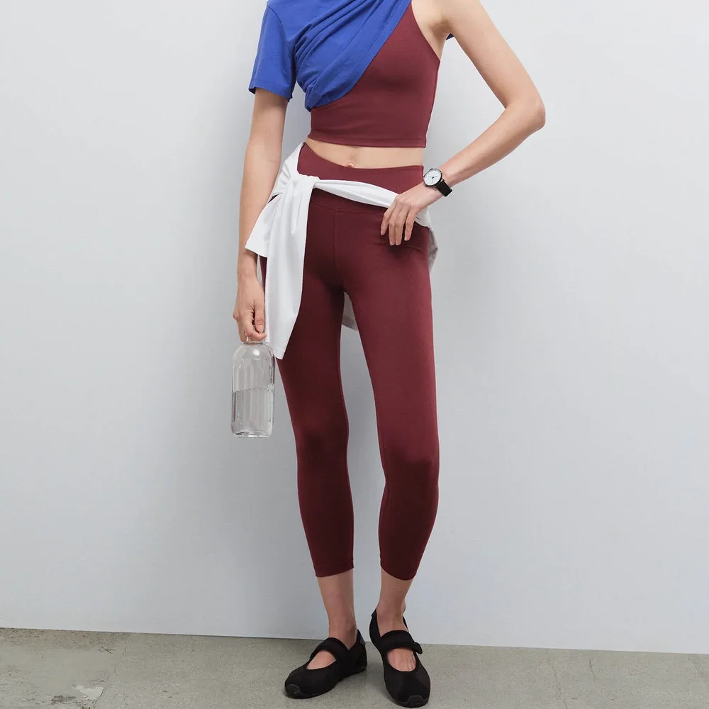 Organic Stretch Midi Legging
