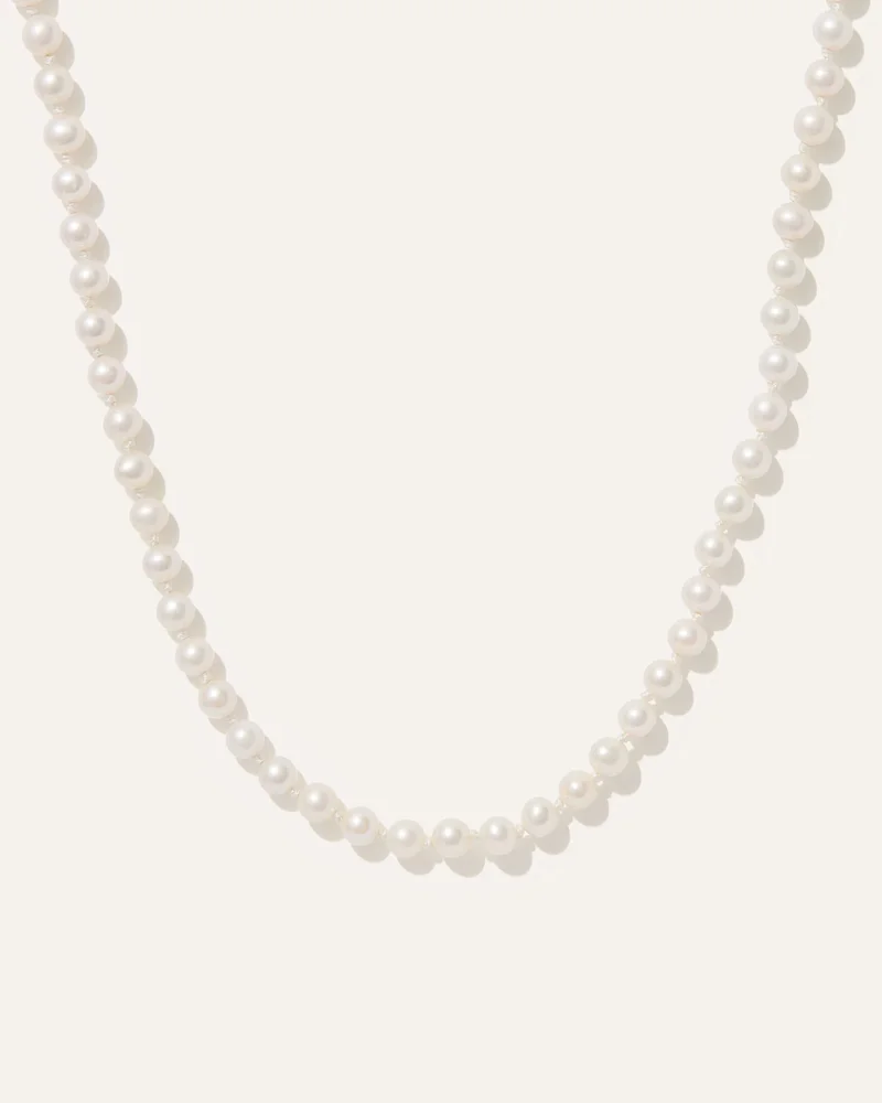 Quince 14K Gold Freshwater Cultured Pearl Strand Necklace in Yellow Gold