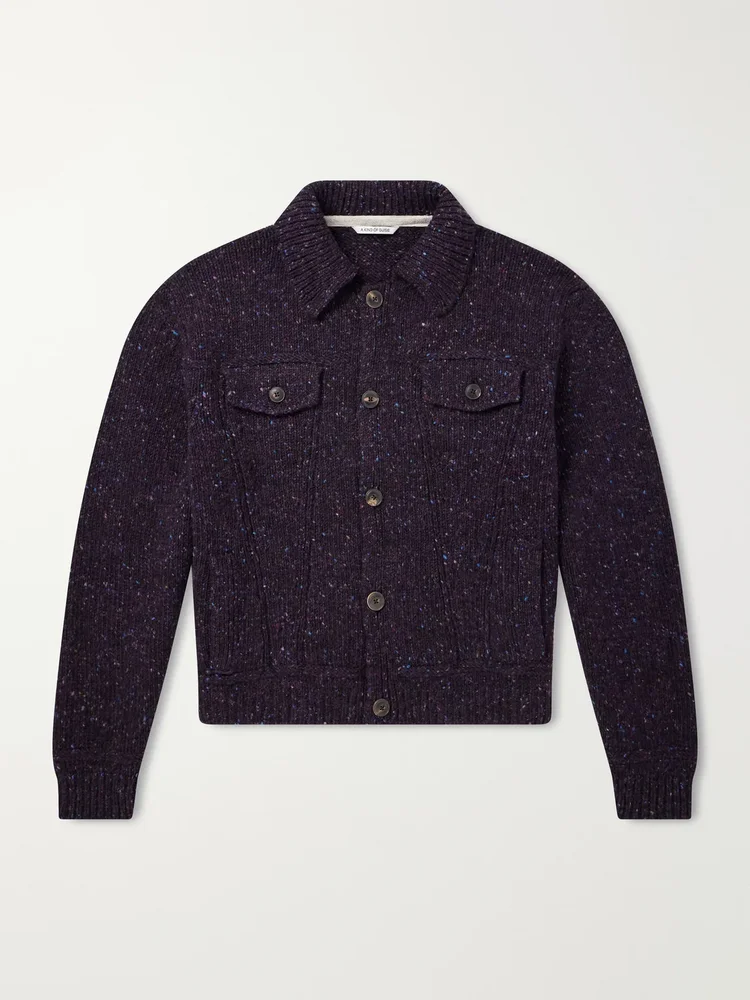 Torro Flecked-Wool Cardigan