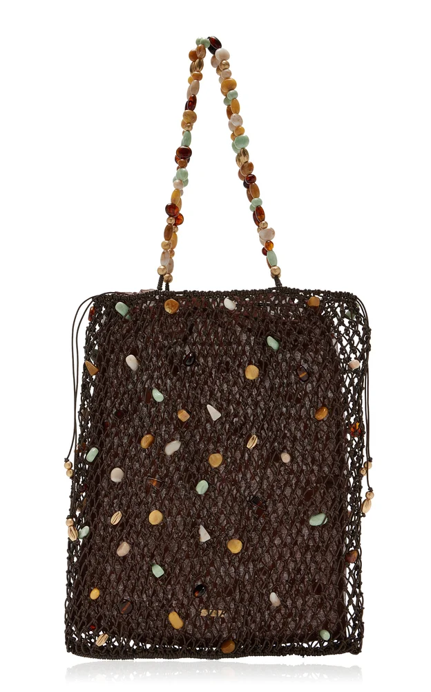 Mercier Embellished Leather Tote