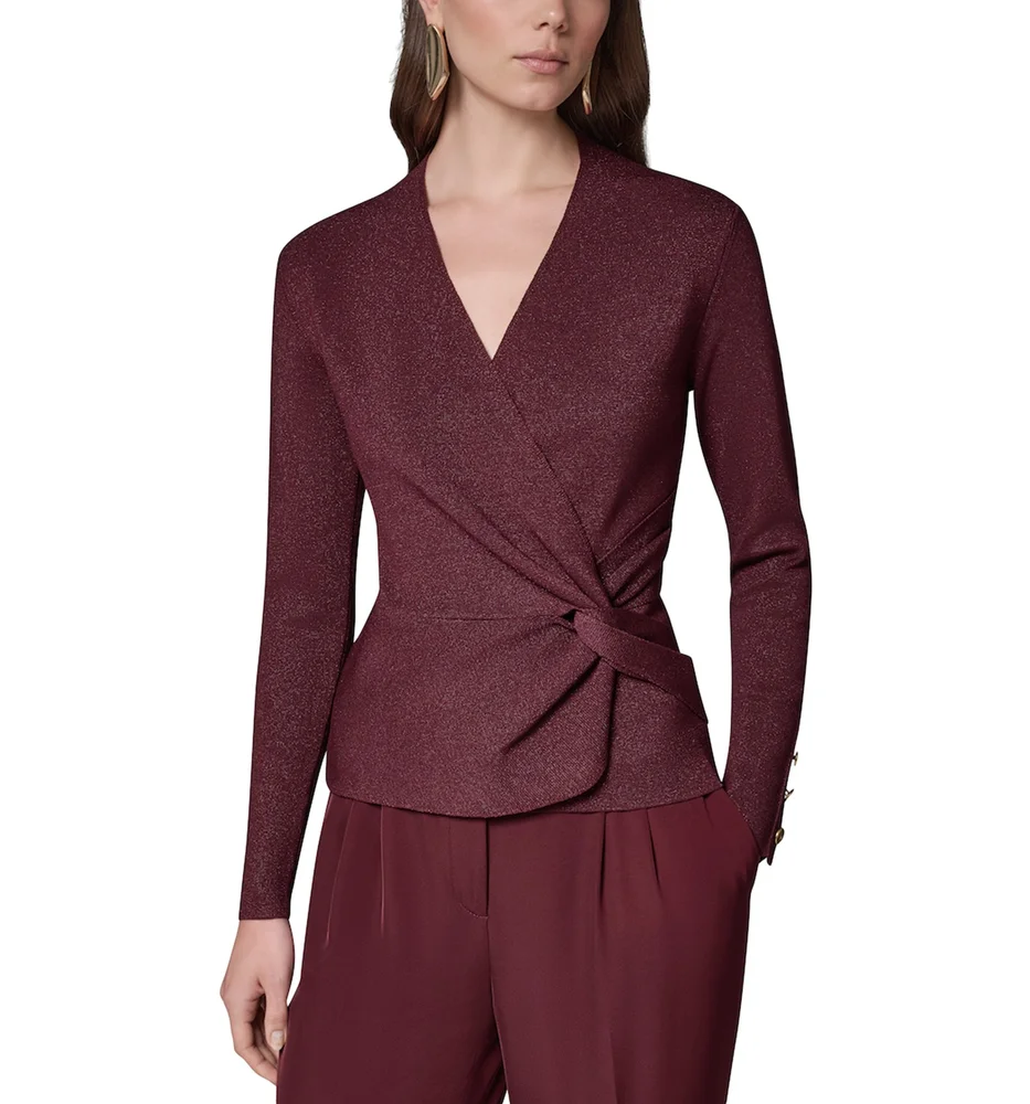 Twisted Sweater Top
