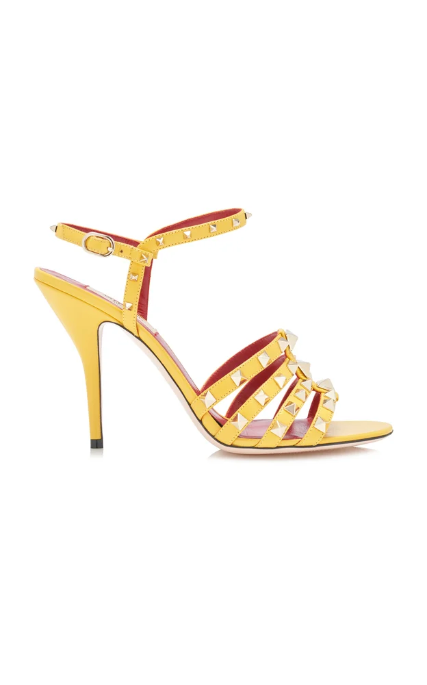 Rockstud Leather Sandals