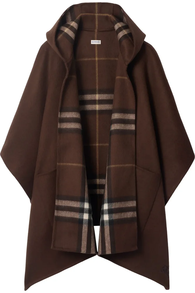 Cashmere Hooded Cape