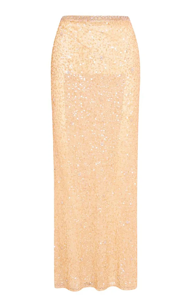 Lyndy Sequined Maxi Skirt