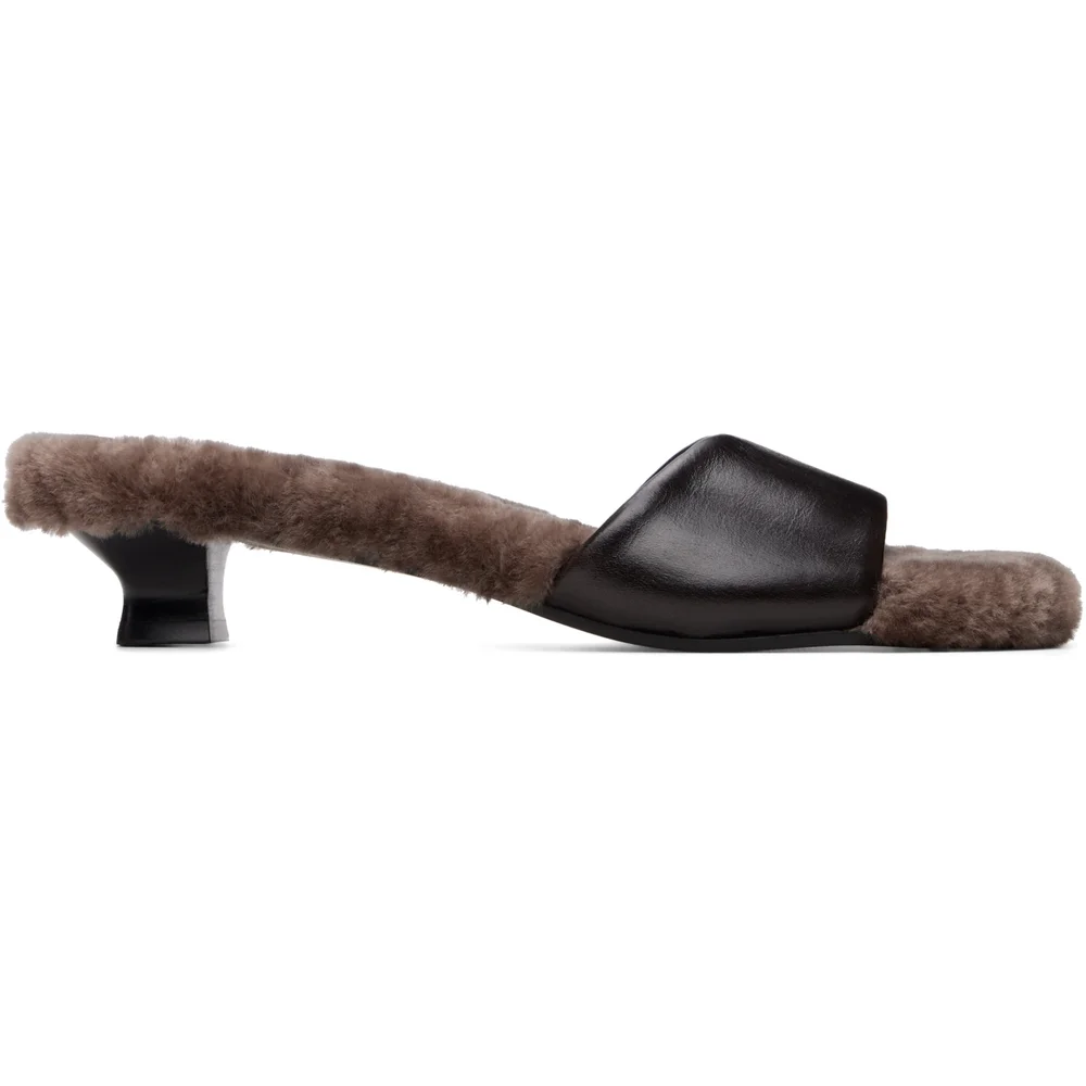 Brown Anastasia Heeled Sandals