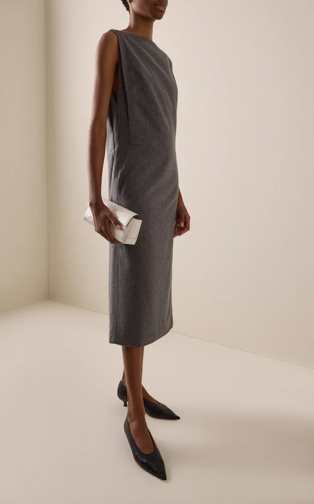 Bateau Wool Cashmere Dress