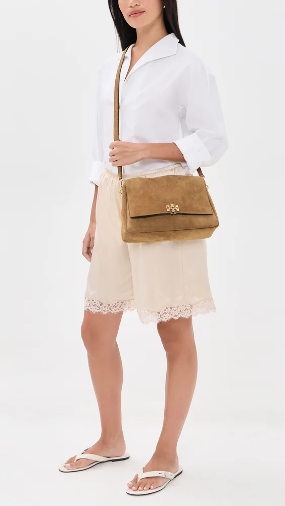 Charlie Suede Shoulder Bag