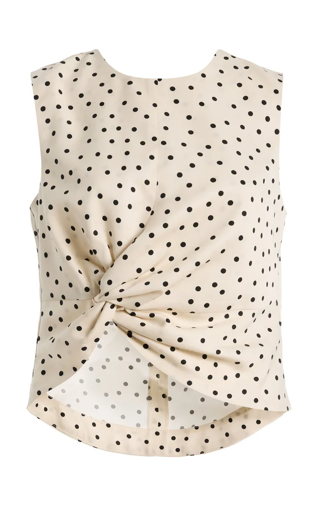 Twist Polka-Dot Top
