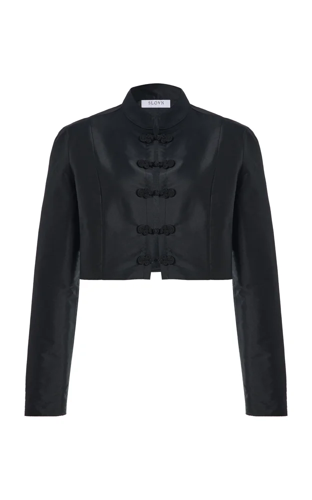 Exclusive The Fitted Crepe Top