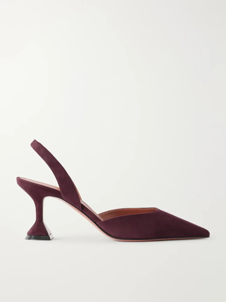 Holli Sling 70 suede pumps