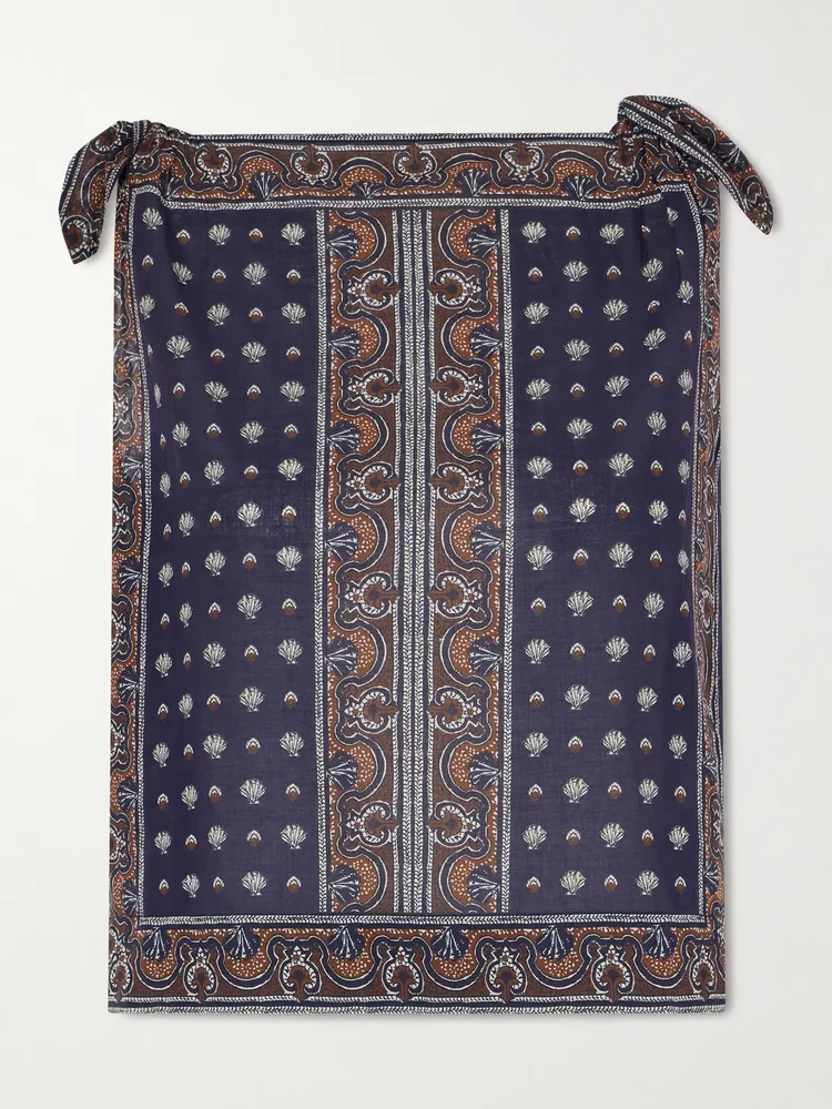 amalia printed organic cotton top