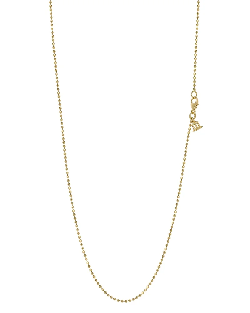 18K Yellow Gold Ball Chain