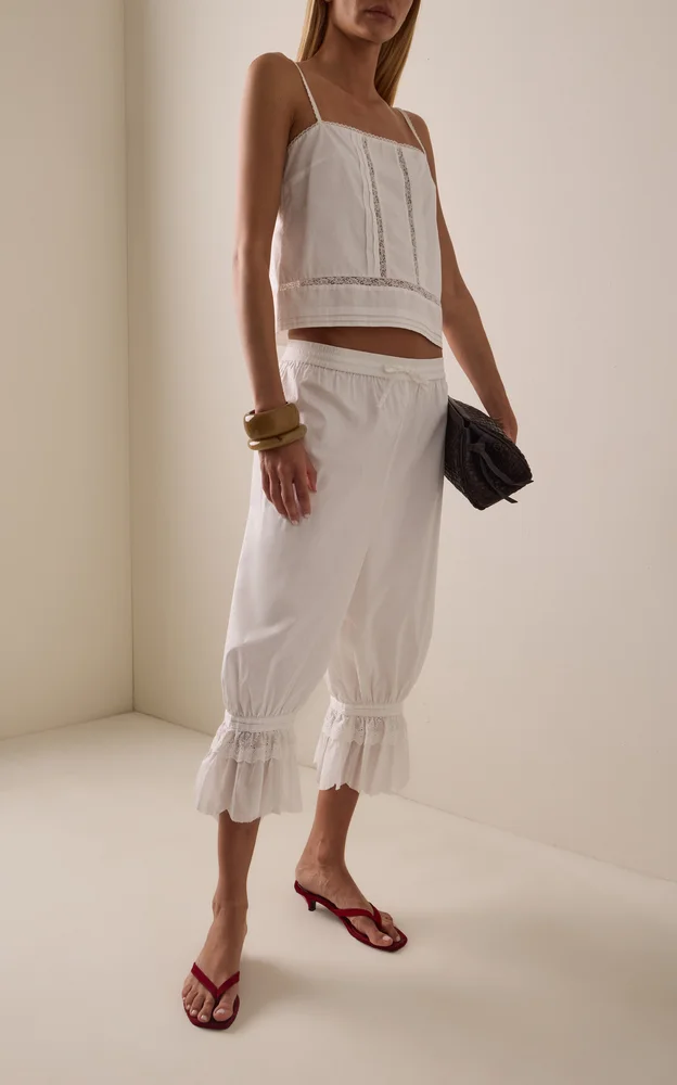 Renzo Cropped Cotton Pants