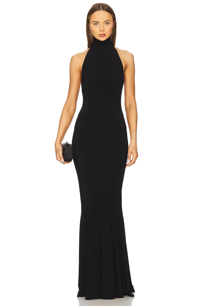 Halter Fishtail Gown