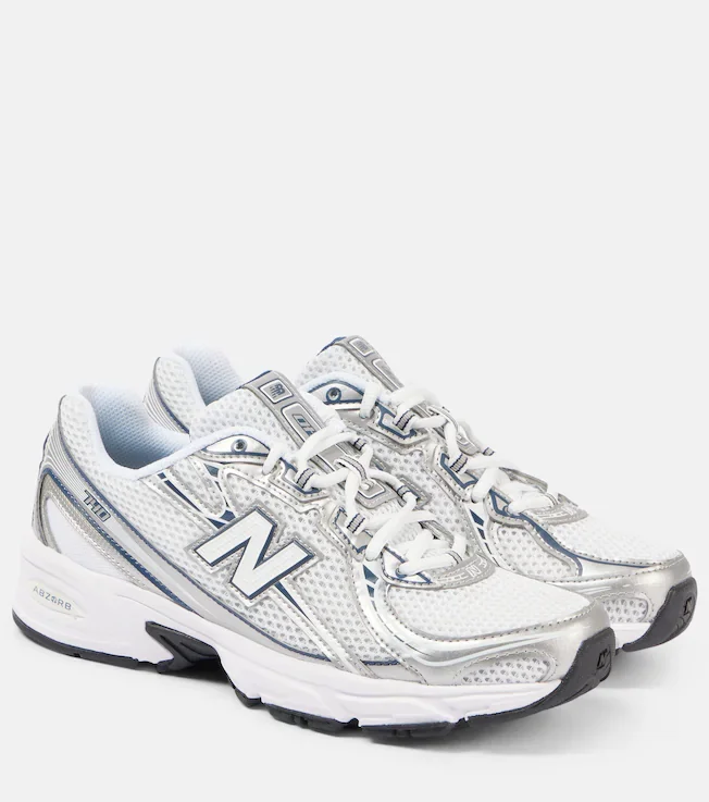 740 mesh-trimmed sneakers