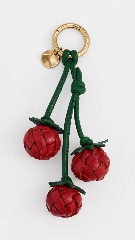 Woven Tomato Bag Charm